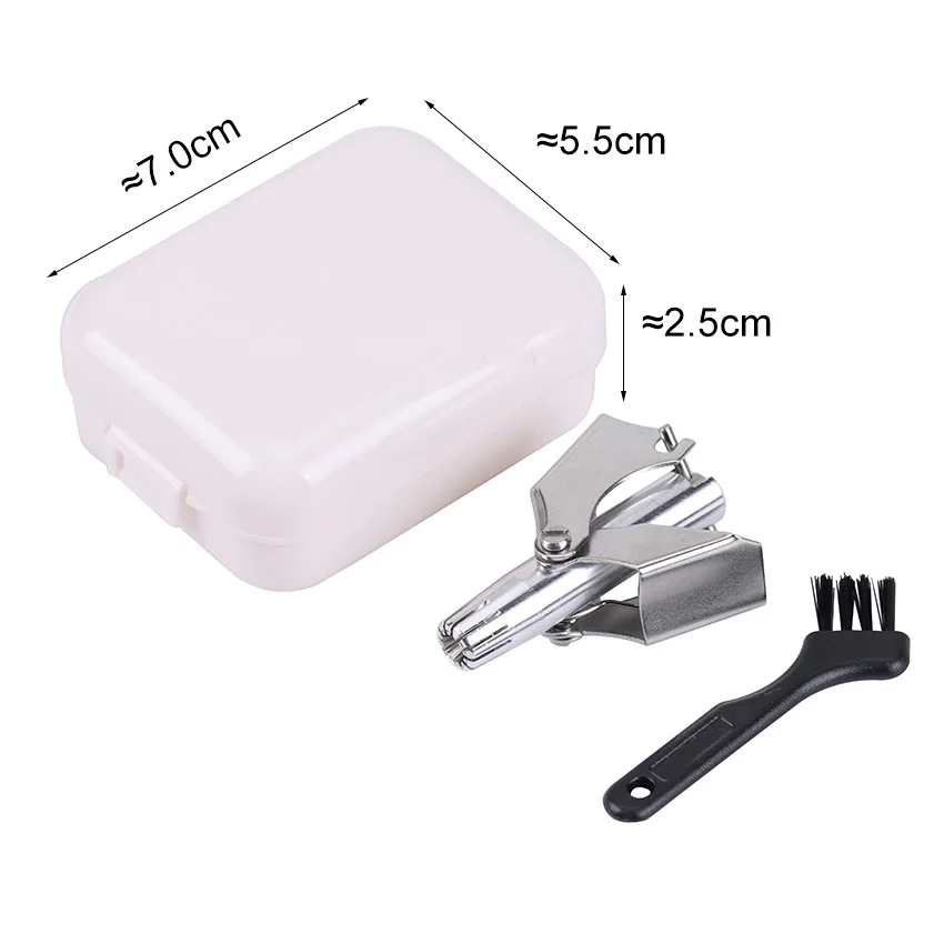 HEITOUMAO Триммер для волос в ушах и носу — профессиональный и безболезненный с 12 двусторонними лезвиями, универсальный для мужчин и женщин, тесты