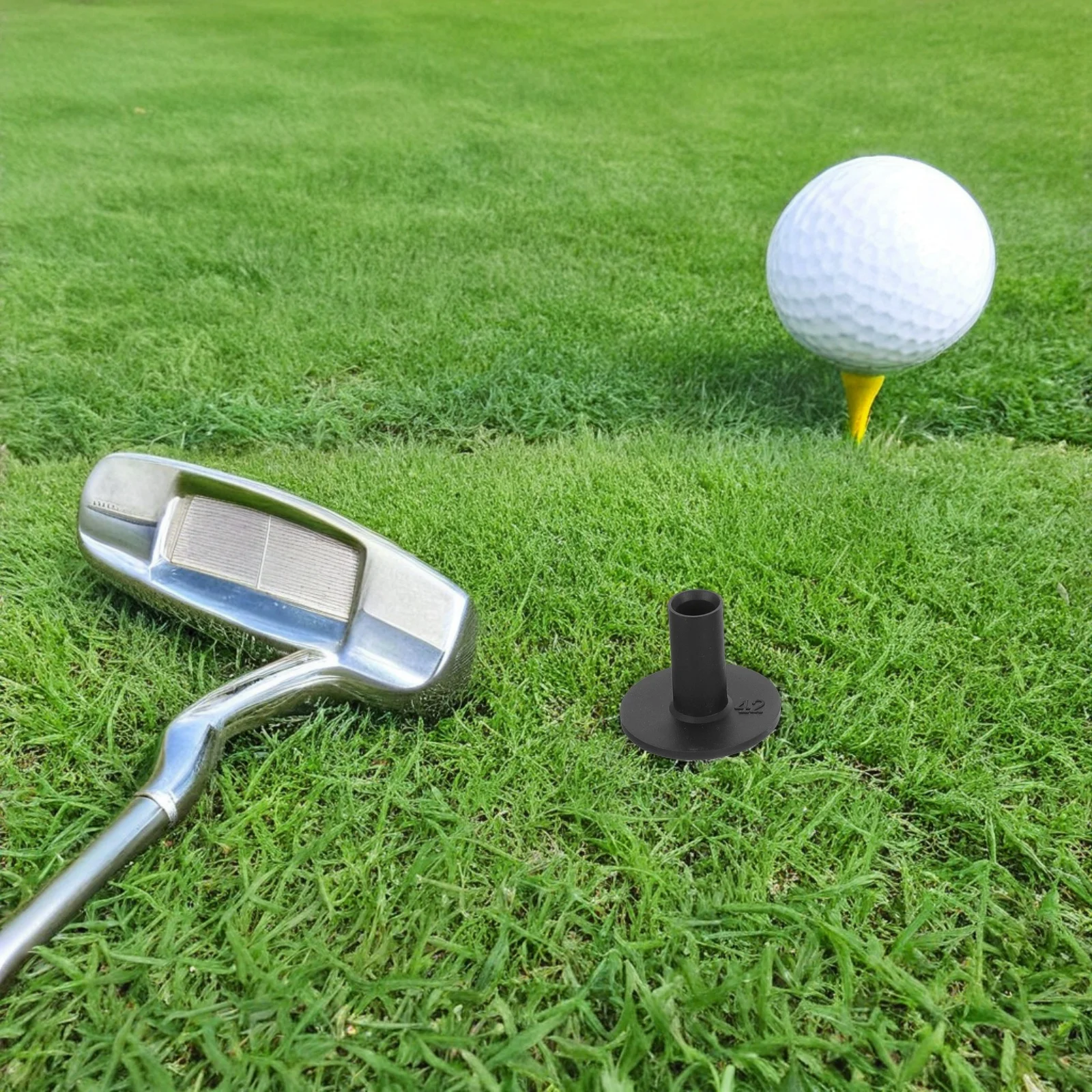 

4Pcs Golf Silicone Tees Unbreakable Stable Holder for Range Mats Driving Range Training Golf Ball Stand Practice Tee Kit