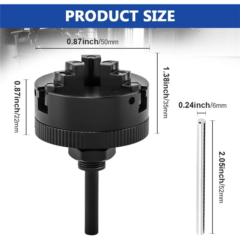 أفضل ما في 2025-Z011 مجموعة من ثلاثة ظرفات فكية ومجموعة قضيب توصيل، مجموعة ظرف مخرطة صغيرة - تتضمن 3 ظرفات ذاتية التمركز #6