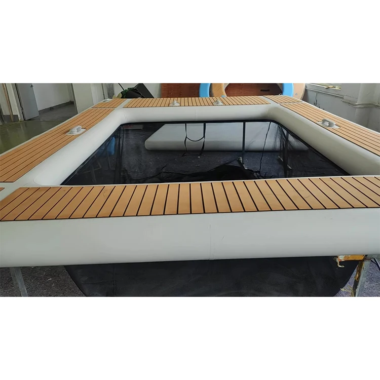 Portable Inflatable Yacht Pool Swimming Pool Ocean Floating Pool with Net