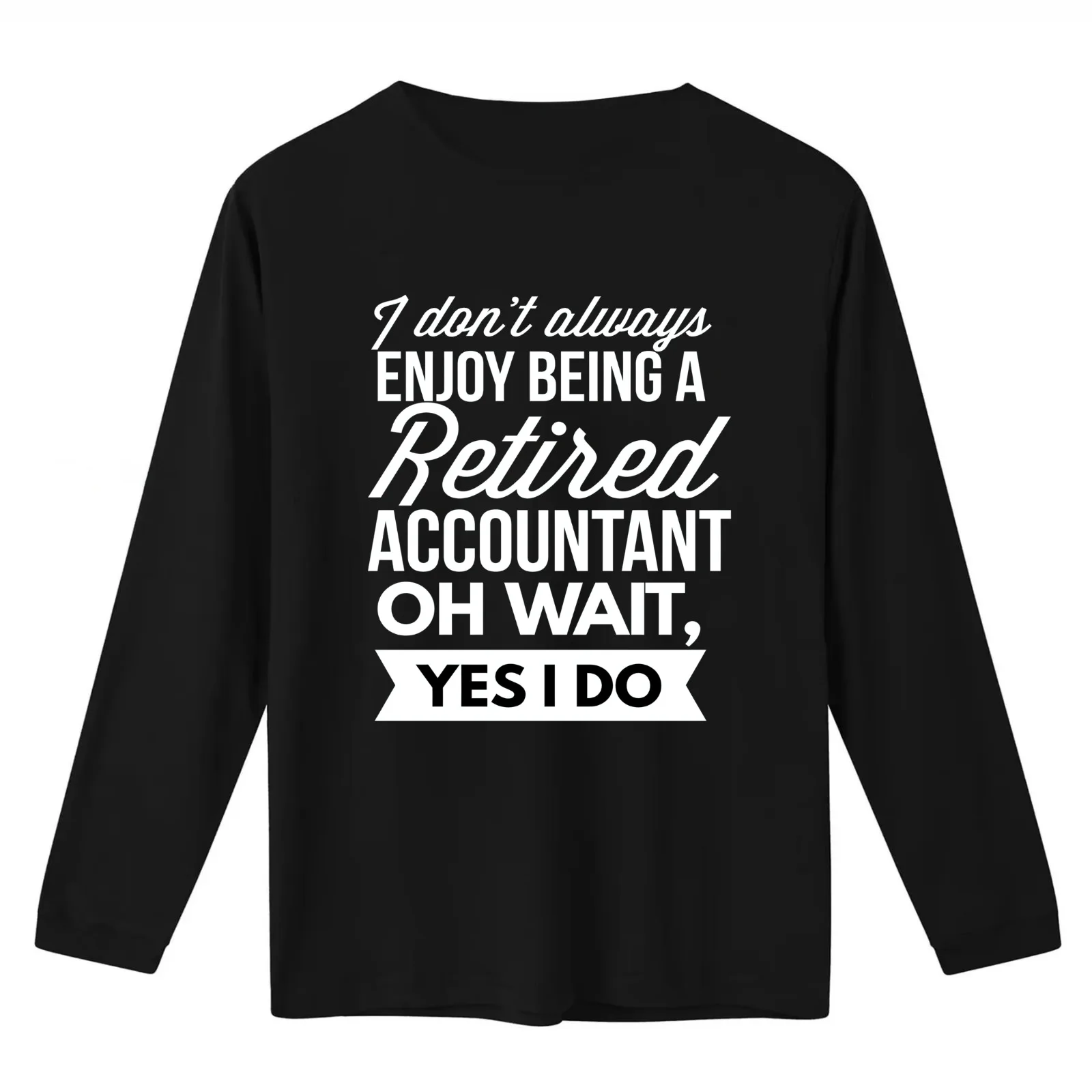 Retired Accountant T-Shirt Summer Casual Cotton Tee Oversized Streetwear Tops Vintage Graphic Print Loose Fit Short Sleeve
