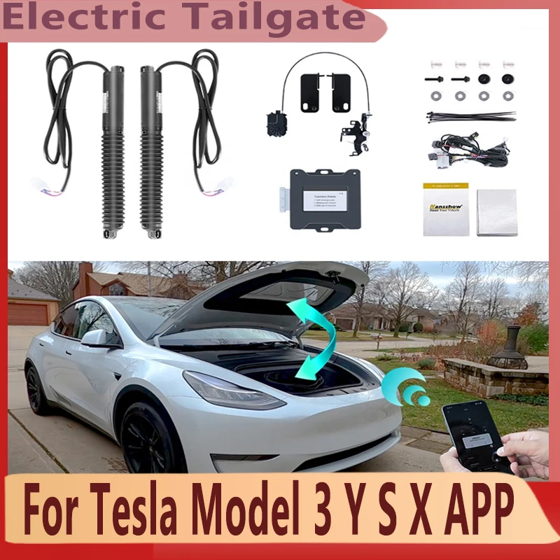 Waterproof Electronic Tailgate Power Frunk Car Modified Automatic Lifting For Tesla Model 3 Y S X APP Control Car Accsesories