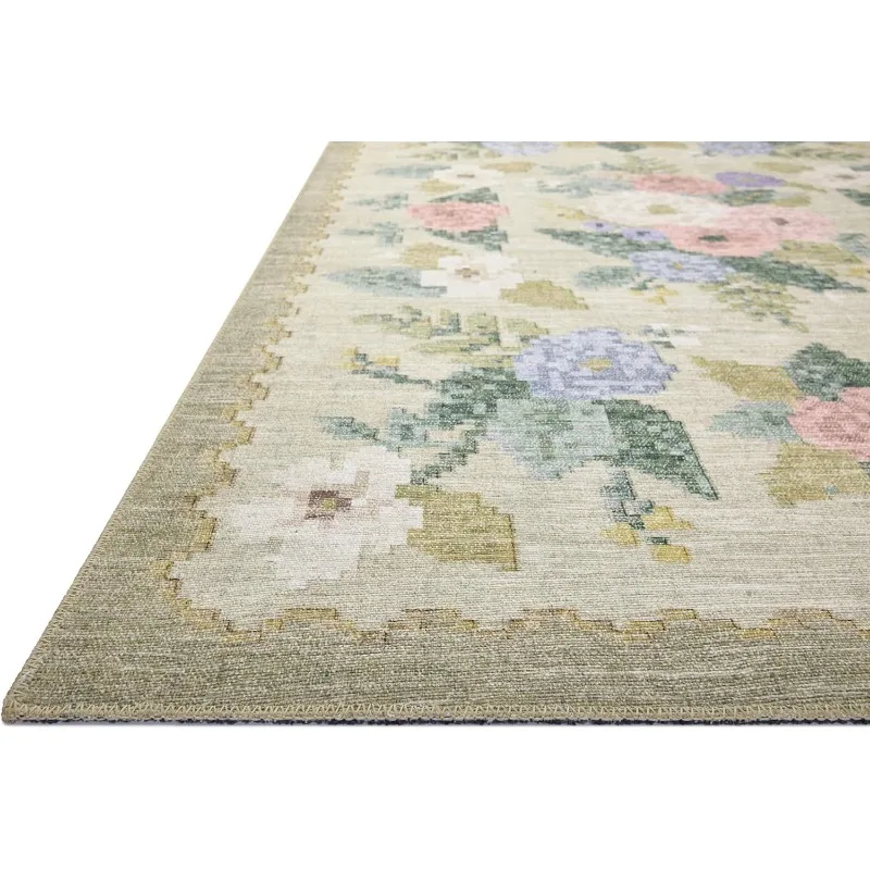 Tapis Rifle Paper Co. Rosa Collection RSA-02 Crème/Multi 5'-0" x 7'-6"