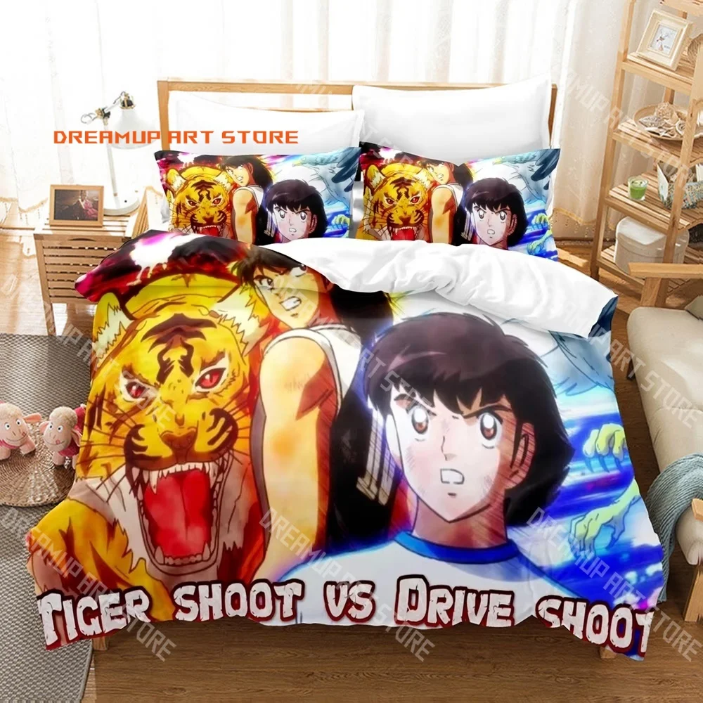 2026 3D Print Captain Tsubasa Soccer Bedding Set Single Twin Full Queen King Size Bed Set Adult Kid Bedroom Duvetcover Set