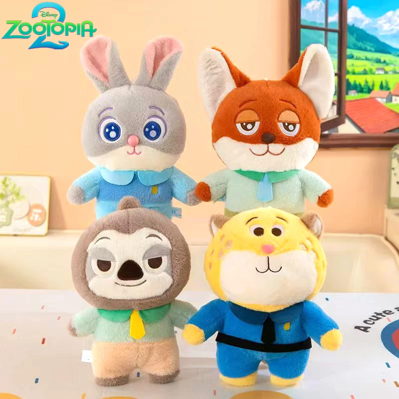 Disney Zootopia плюшевая игрушка 38 см Ник Уайлд Джудит Laverne Hopps мультфильм аниме милая кукла домашний декор подарок на день рождения и Рождество