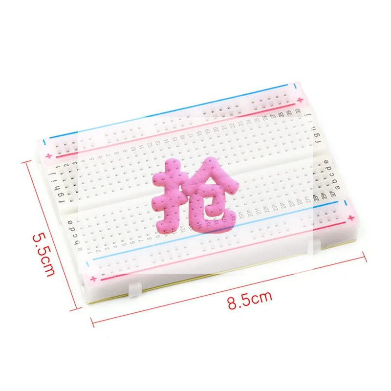 

Макетная плата 400/830 точек, без пайки, с проводами-перемычками, для прототипирования, набор для DIY