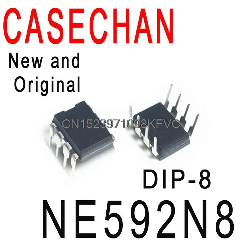 5PCS New and Original NE592 NE592N DIP-8 Linear Video Amplifier Frequency Buffer In Stock IC NE592N8