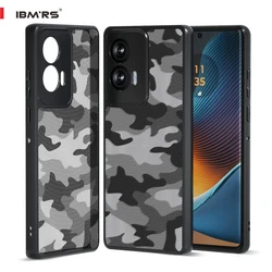 IBMRS Designed for Motorola Edge 50 Fusion Case, camouflage Design Soft TPU Shockproof Protective