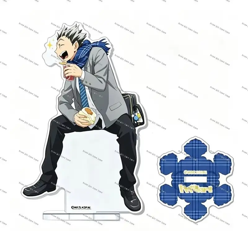 15cm Anime Acrylic Stand Model Bookshelf Decoration Lovely Products High Definition Images Haikyu!! As A Gift For Fans Keychain