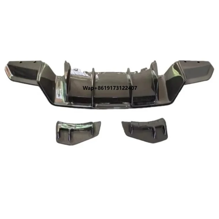 

Высококачественный карбоновый задний диффузор и нижняя накладка в стиле P для обвеса R8, детали бампера, автозапчасти, обвесы, автомобильные бамперы