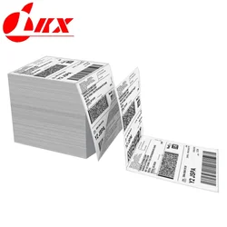 LKX 4x6 Thermal Labels for Shipping Label Printer 500PCS White Mailing Labels 4x6 Direct Thermal Labels for Phomemo Printer