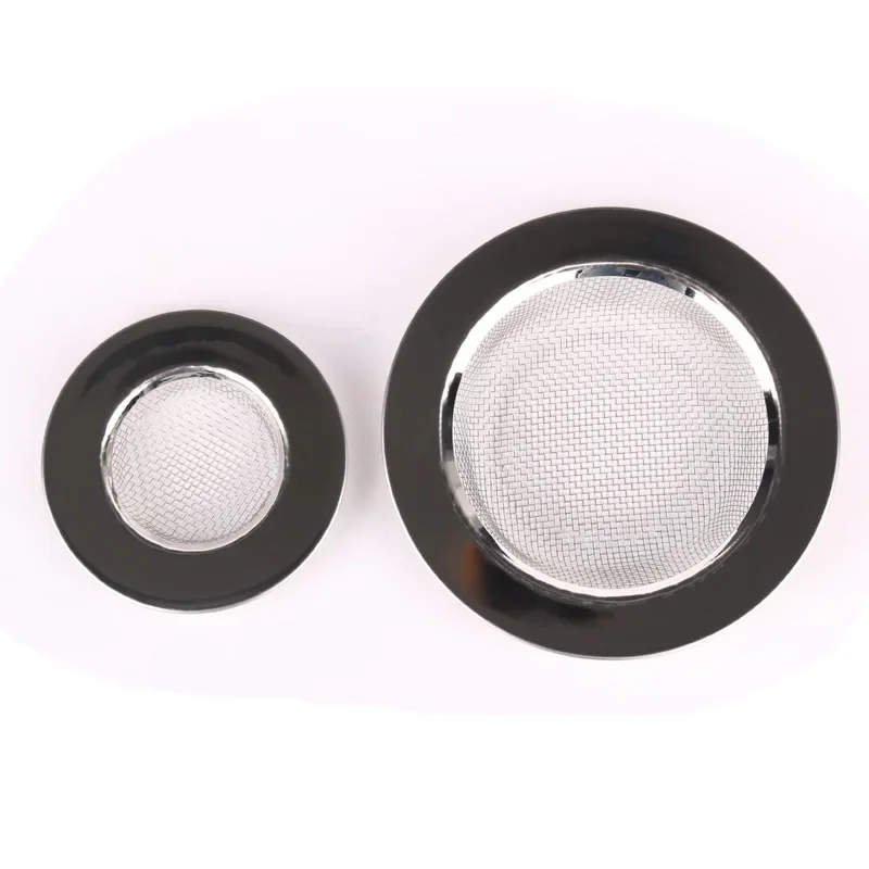 1PCS Kitchen Sink Filter Stainless Steel Mesh Sink Strainer Filter Bathroom Sink Strainer Drain Hole Filter Trap Waste Screen