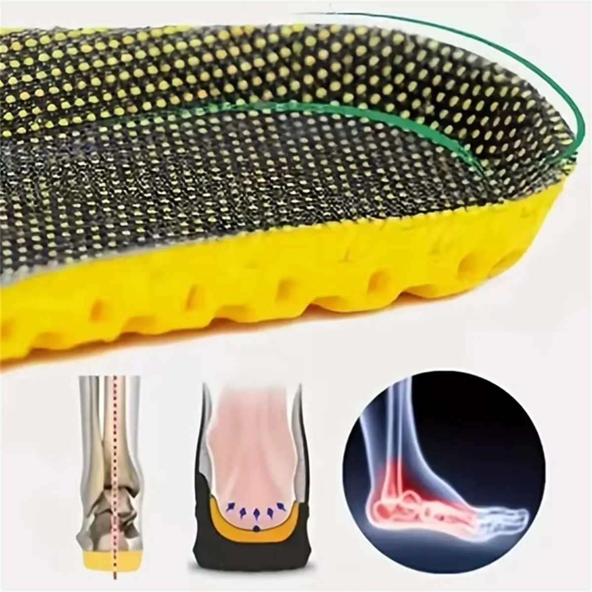 3 Pairs of Breathable Insoles for Sports Shoes - Keep Your Feet Cool and Comfortable image 2