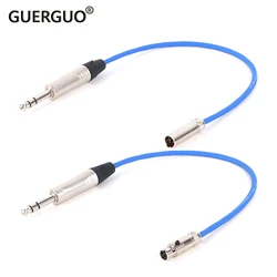 6.35MM Stereo Male Jack to 3 Pin Mini XLR Male/Female Plug Audio Adapter Cable for Mic Amplifier Computer Speaker Guitar Mixer