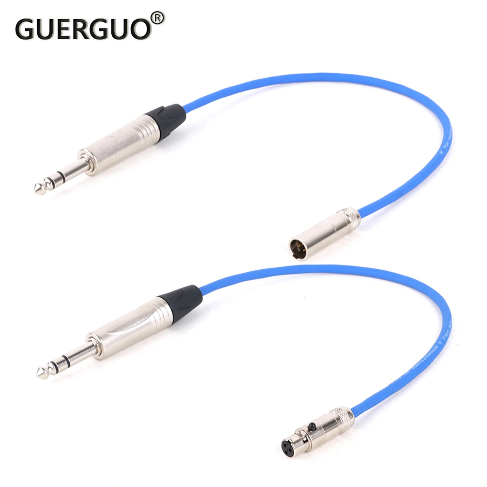 6.35MM Stereo Male Jack to 3 Pin Mini XLR Male/Female Plug Audio Adapter Cable for Mic Amplifier Computer Speaker Guitar Mixer