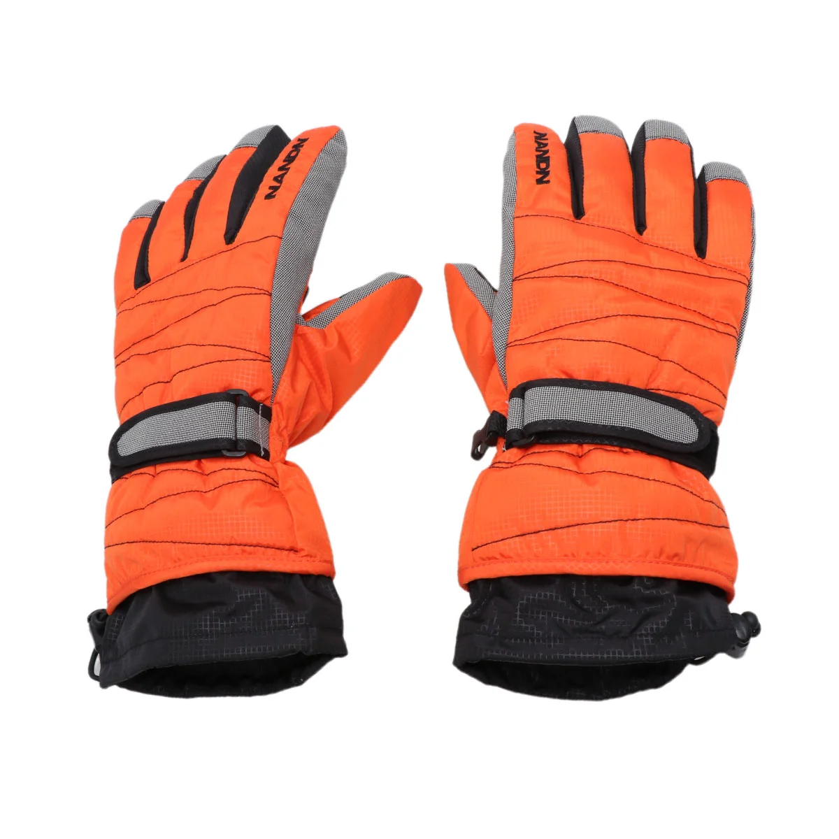 

Warm Waterproof Windproof Insulated Cotton Ski for Adults Kids Outdoor Hiking Anti Thick Padding Finger Gloves Parent Child