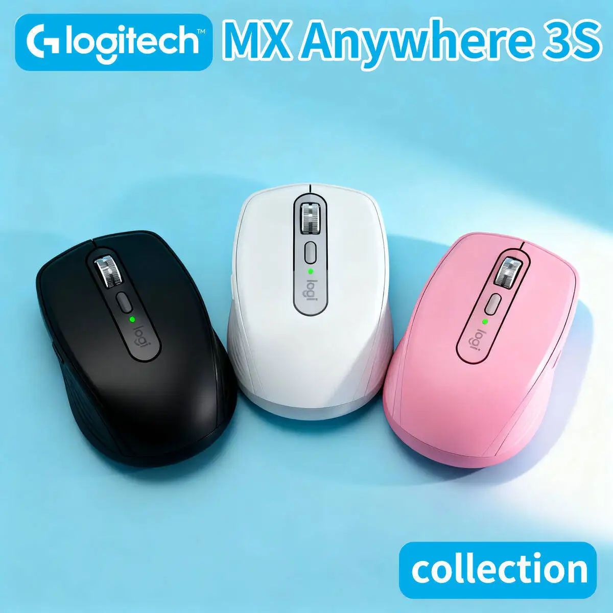 

Logitech MX Anywhere 3S for Creators – Precision Control, Custom Buttons, Ergonomic Design for Long Hours