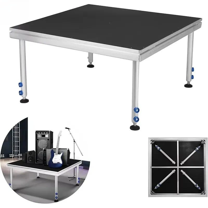Aluminum Alloy Luxury Concert Wedding Outdoor Stage Platform Easy to Install Event Podium Non Slip Outdoor Mobile Stage