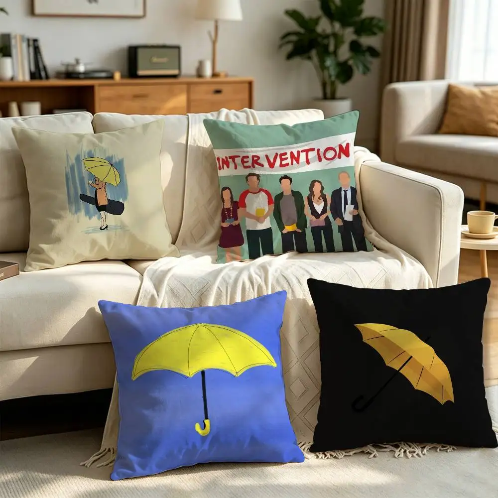 

How I Met Your Mother Themed Pillow cover Simple solid color design Surprise For Multiple Bedroom Styles.