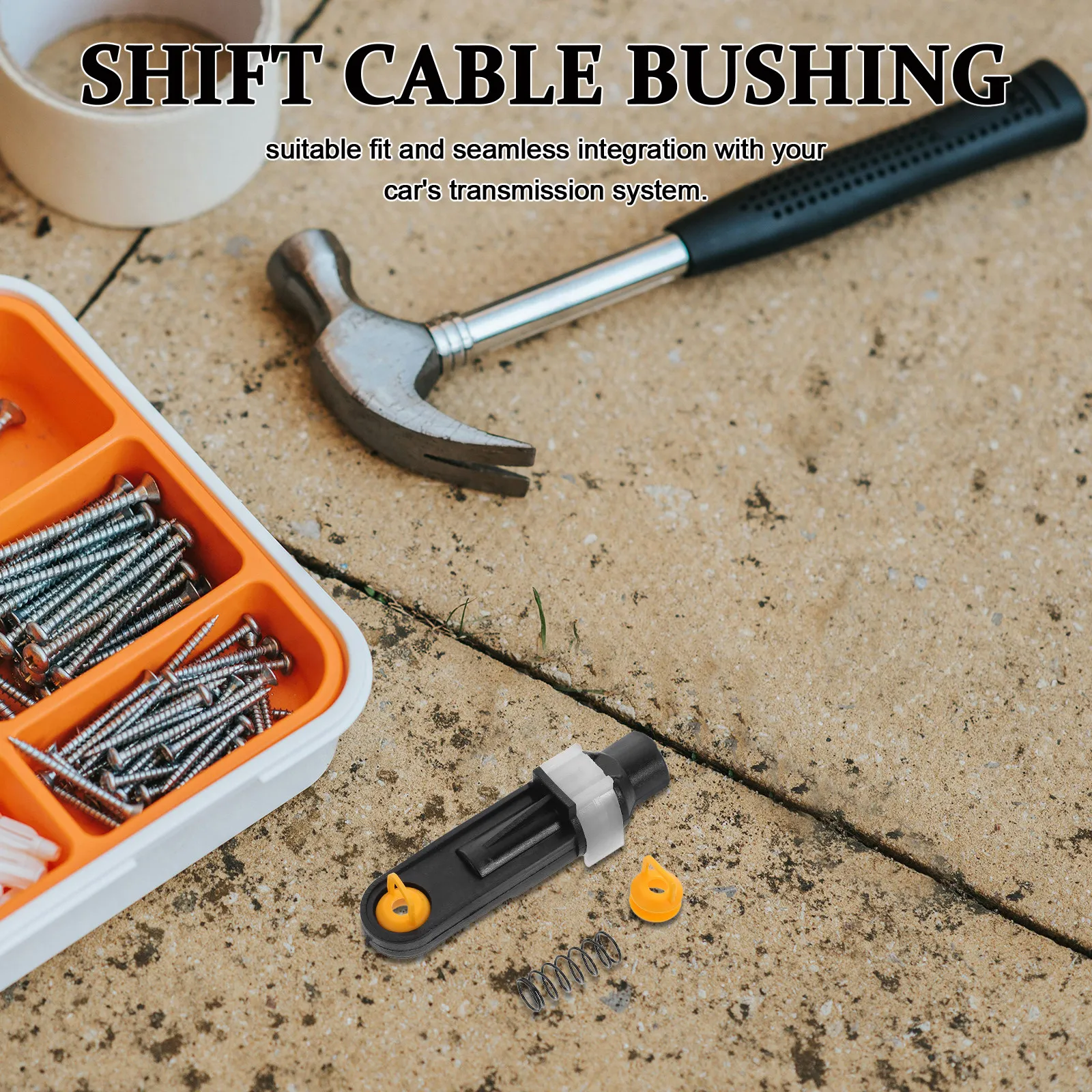 

1Set Transmission Gear Shift Bushing Kit Compatible Automatic Shift Cable Linkage Repair Smooth Operation