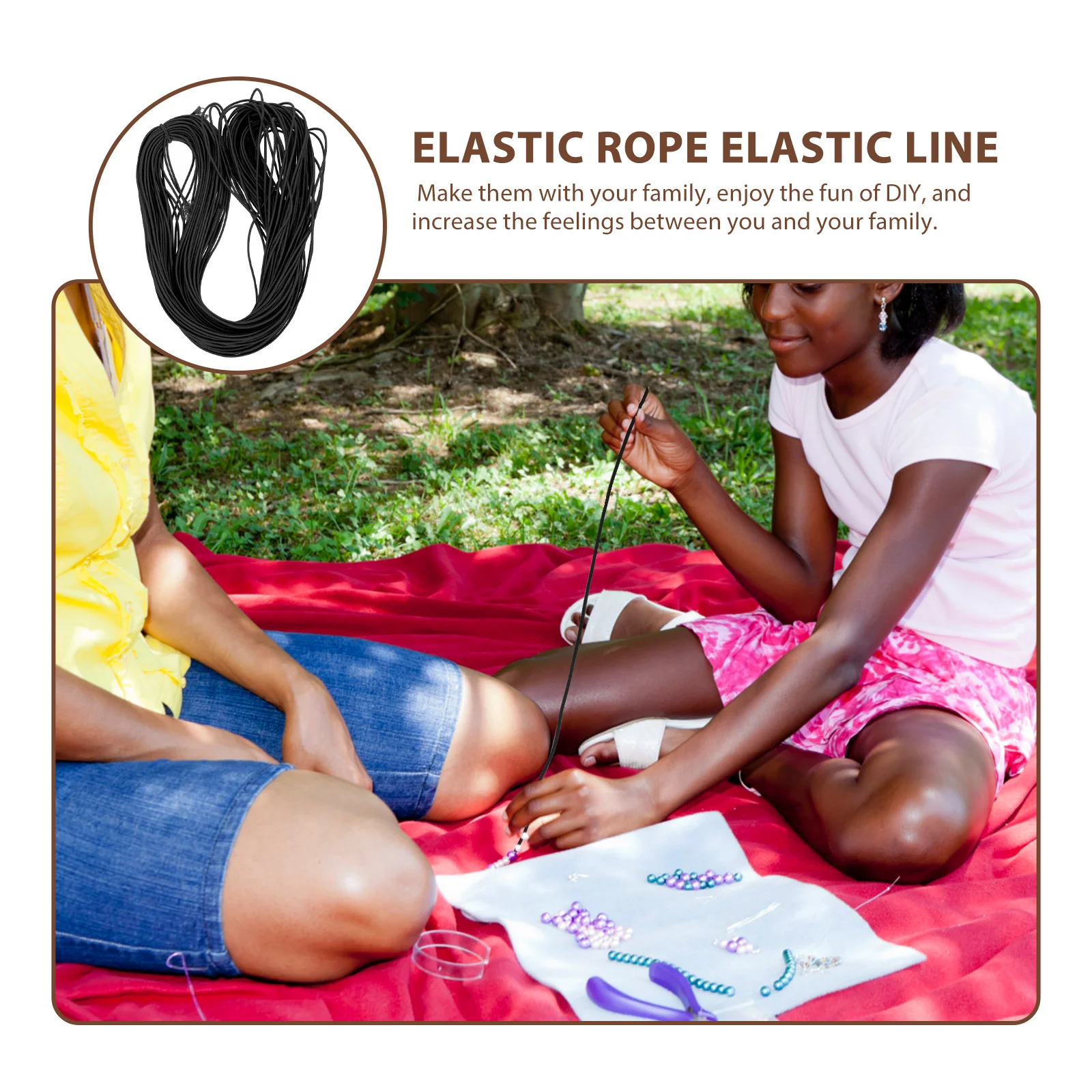 

Elastic Cord Thread 2mm DIY Bead Wire Line Bracelet B Jewelry Friendship Bracelet String Accessories String for Craft Projects