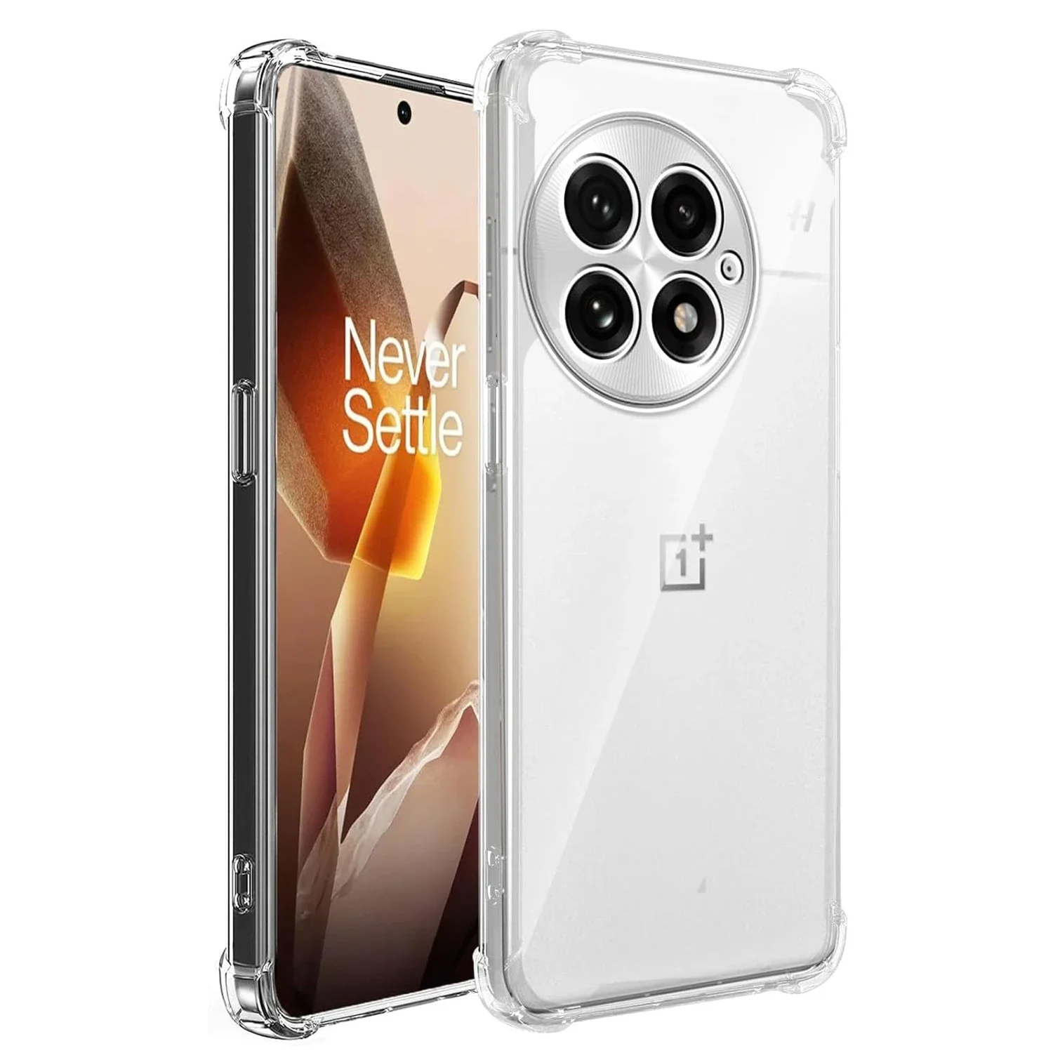 For OnePlus 13 Four Corners Shockproof TPU Transparent Case for OnePlus 13 One Plus 13R Protective Cover