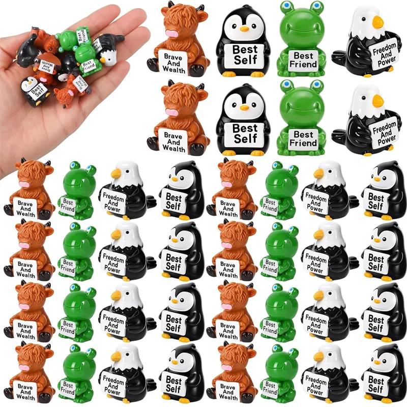 8 Buah Patung Hewan Mini Posit - Desk Setup Nature ulasan dan harga