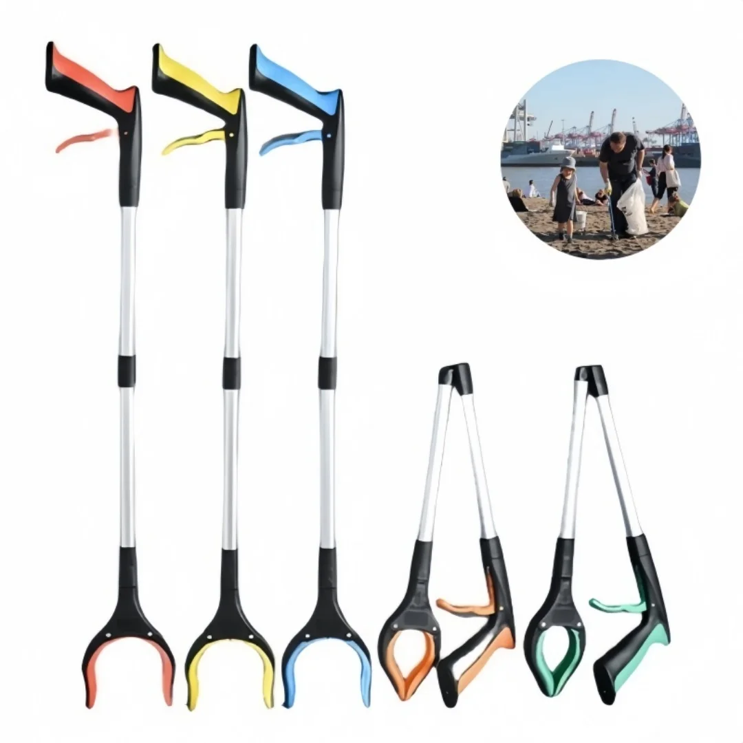 

Foldable Gripper Extende Spring Grip Trash Pick Up Claw Mobility Aid Outdoor Indoor Portable Cleaning Tools for Elderly Home Use