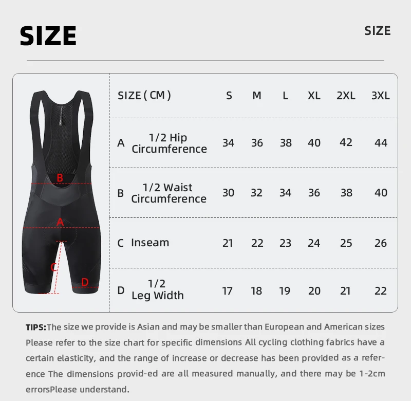 YKYWBIKE Herren-Radtrikot-Shorts mit elastischem Interface-Pad, 7H Langstrecken-Tauglichkeit, Carvico-Gewebe, MTB- und Rennrad-geeignet, atmungsaktiv, schnelltrocknend, eng anliegend – Detail 8