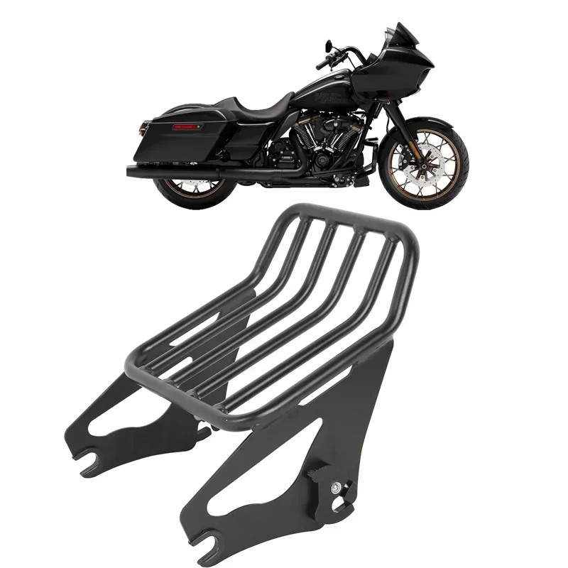 

For Harley Touring Road King Street Electra Glide Ultra Limited 2009-2022 2020 2018 Motorcycle Detachable Two-Up Luggage Rack