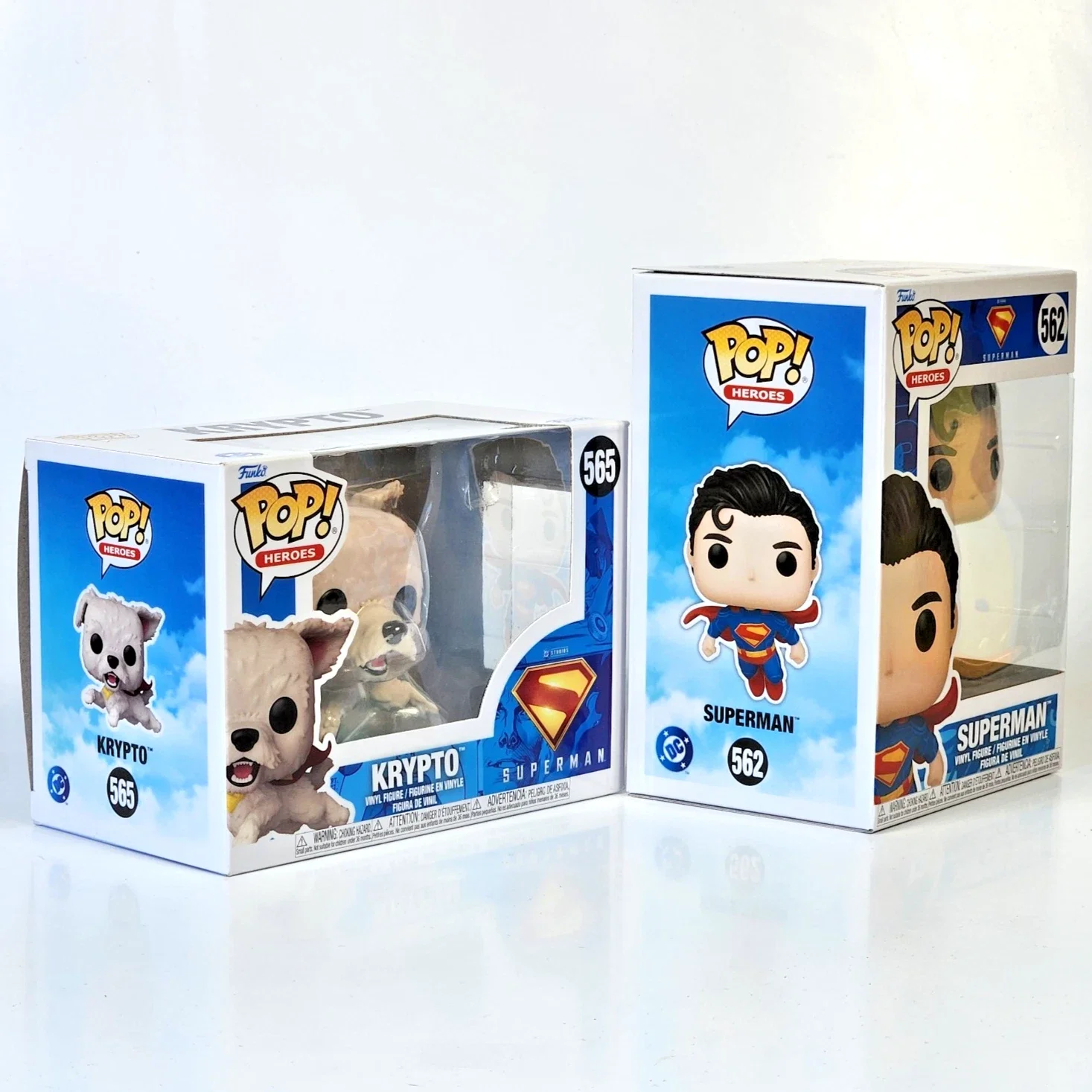

Funko Pop! Dc Comics Superman＆Krypto (2025) Figure Official Licensed Limited Edition Collectible Vinyl Figures Fans Toy Gift