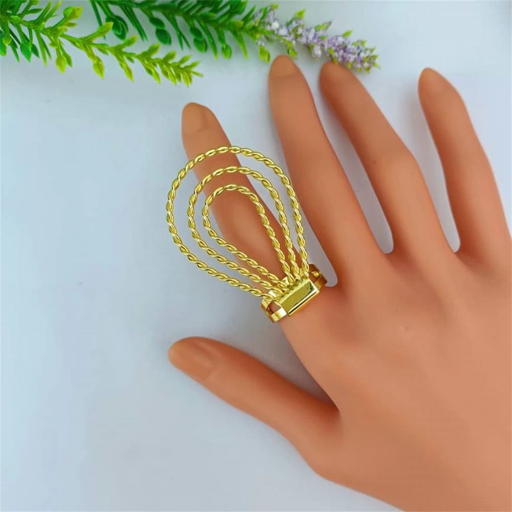 أطقم مجوهرات برازيلية فاخرة من EMMA للنساء دبي مطلية بالذهب مصنوعة يدويًا من مجموعة الزفاف الأفريقية مجموعات قلادات جريئة