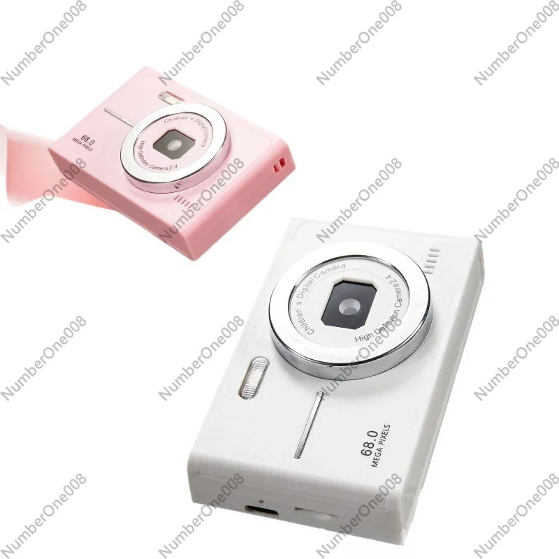 CCD Retro Digital Camera, HD Dual Lens Mini Student Selfie Camera for Campus, Portable Entry-Level Video Recorder