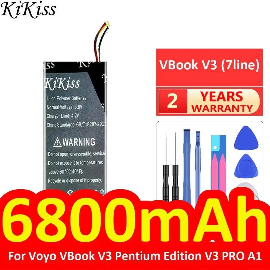 For Voyo Vbook V3 Pentium Edition Pro A1 7Line Fast Charging 6800Mah Tablet Battery Environmentally Friendly