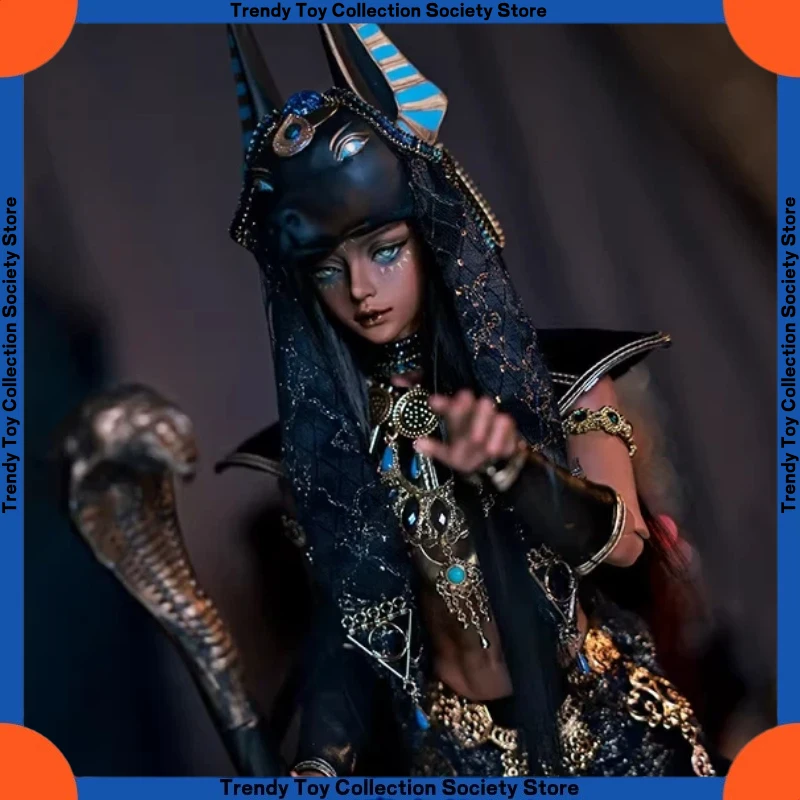 ตุ๊กตา BJD สี่จุดข้อต่อ รุ่น SD ฮอรัส ตำนานอียิปต์ เสื้อกั๊กหนัง มนุษย์สัตว์ งานแฮนด์เมด ตุ๊กตาเรซิ่นสั่งทำพิเศษ ของขวัญเทศกาล