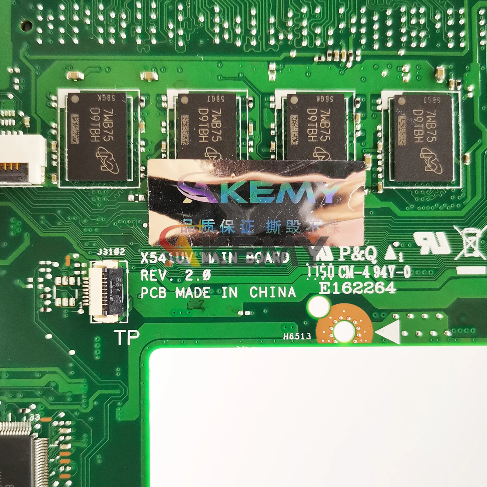 ASUS VivoBook X541UVK A541U A541U X541U R541U X541UJ F541U X541UV X541UAK 메인보드 I3 I5 I7 CPU 용 X541UA 노트북 마더보드