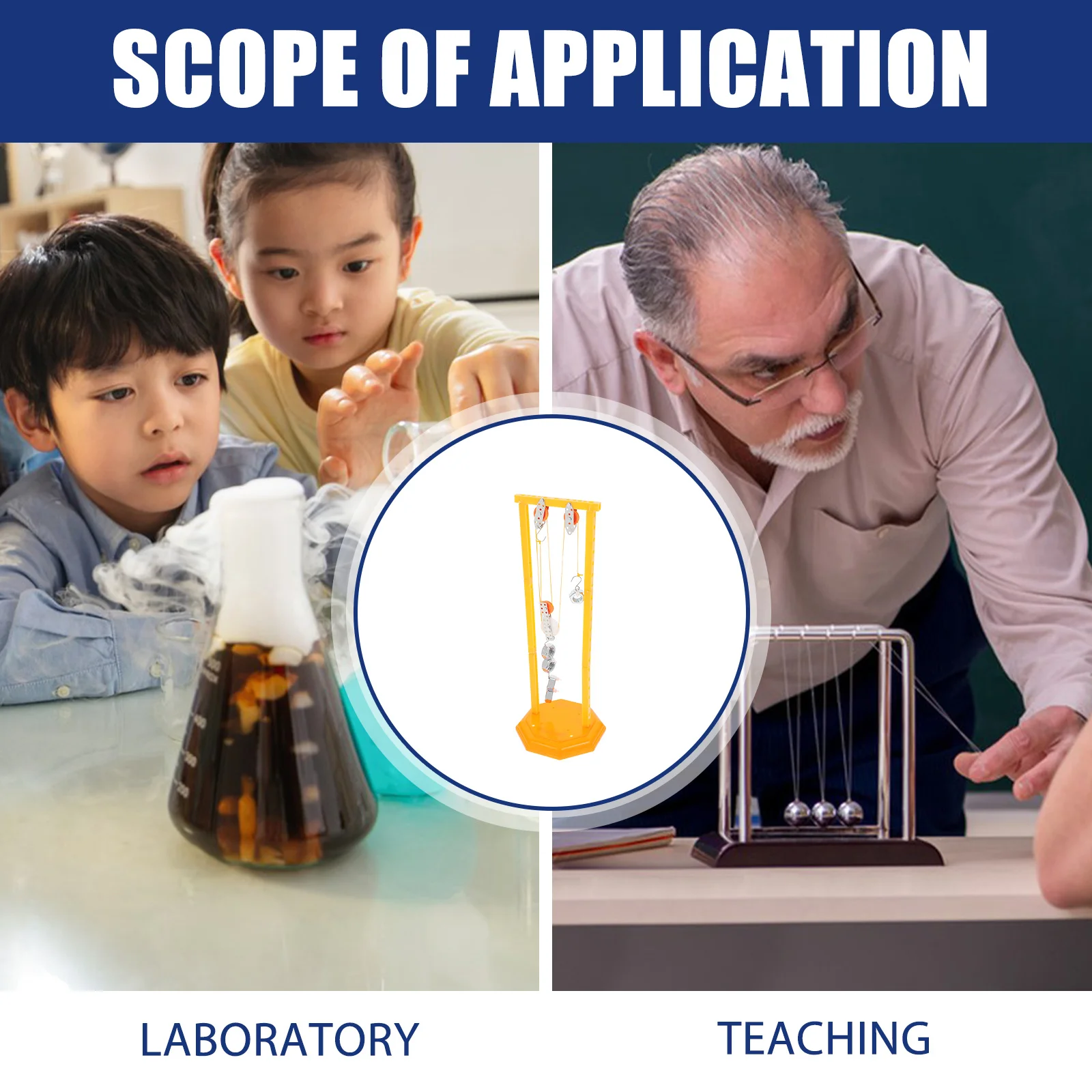 مجموعة تعلم ميكانيكا الأطفال مع مكونات نظام البكرة التجارب العلمية الجذعية لهندسة المدرسة الابتدائية المتوسطة