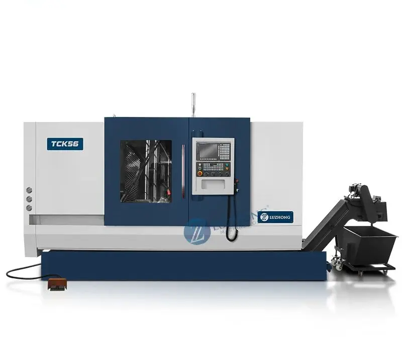 New HOT Selling 220V/380V 11/15kw CNC Lathe Machine for Metal TCK56 Double Spindle CNC Lathe Machine