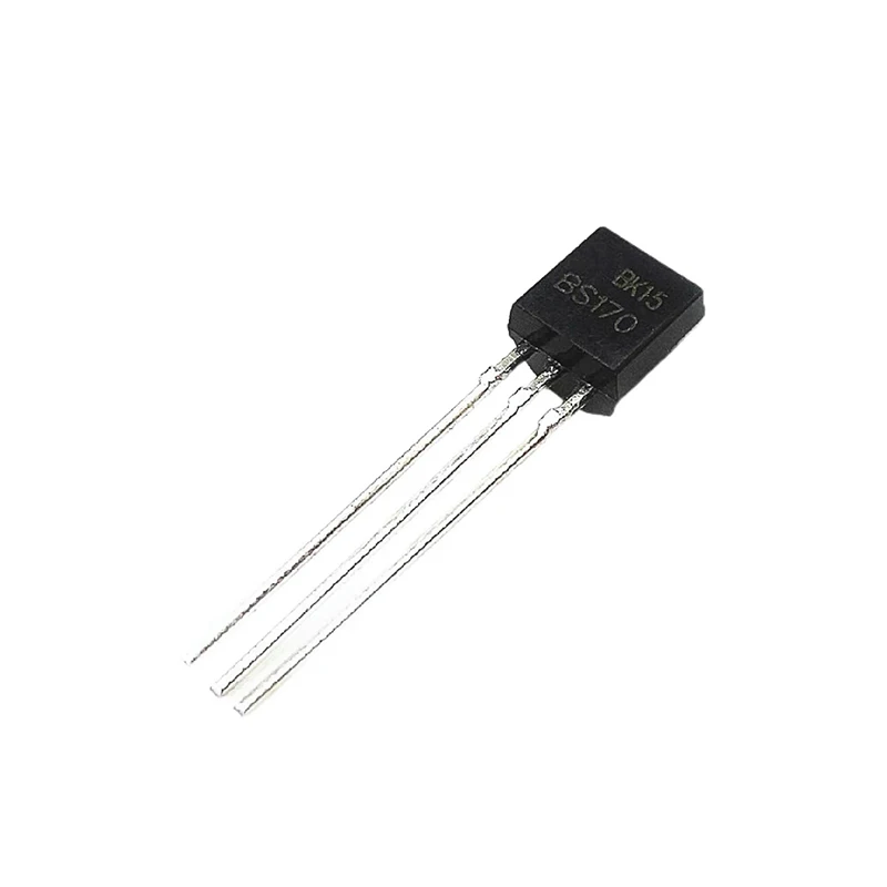 10PCS BS170 TO-92 0.5A 60V Direct plug transistor MOSFET