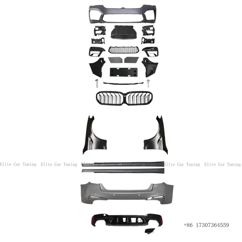 

Передний бампер M5 с решеткой для BMW 5 серии G30 G38, комплект обвеса, 2018-2020