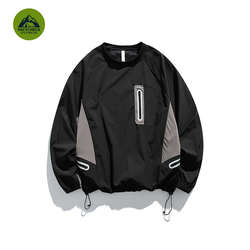FACTCHECK High Quality EU US Size Men Outdoor Long Sleeve T-shirt, 3-proof Water Repellent Reflective Top, Lightweight Color