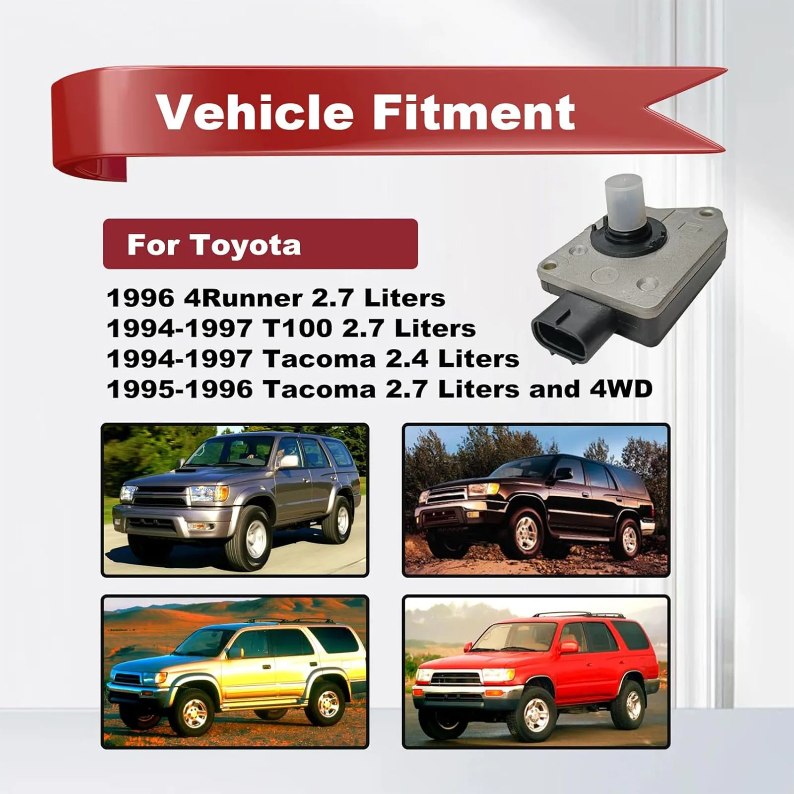 MAF Sensore di Flusso D'aria di Massa AFH70-09 AFH7009 22250-75010 2225075010 Per Toyota 4Runner Hiace Hilux Land Cruiser 2.7L