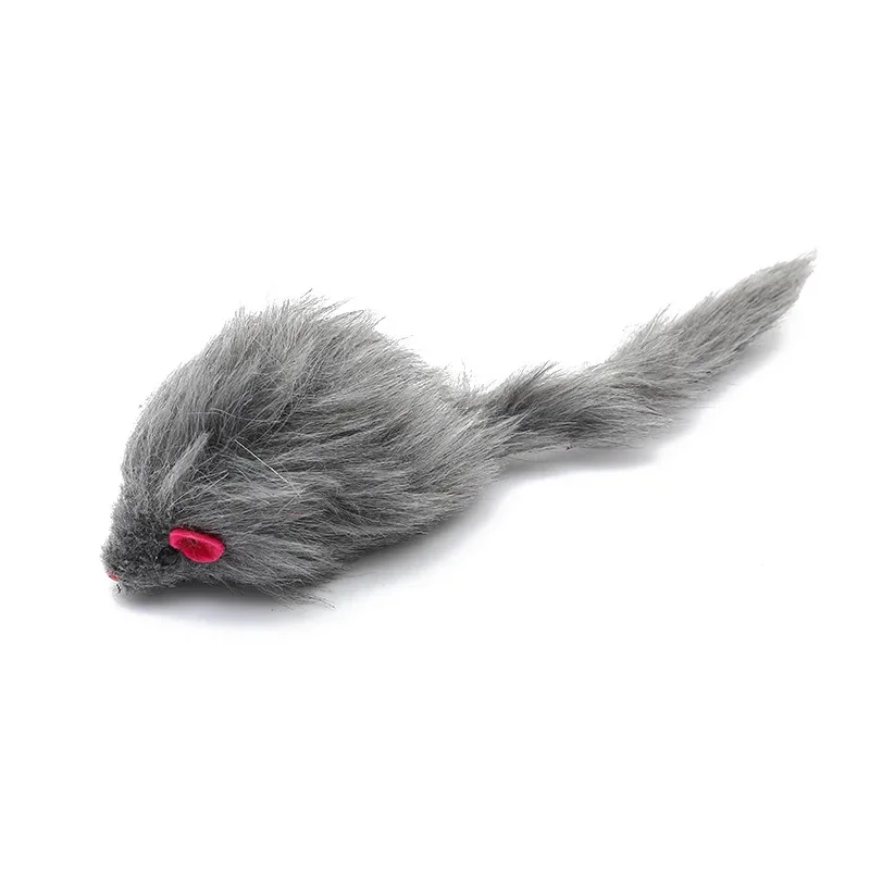 5Pcs Plush Catmint Simulation Mouse Interactive Cat Pet Catnip Teasing Interactive Toy For Kitten Gifts Supplies By Random Color image 6