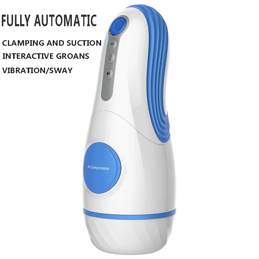 

Fully Automatic Telescopic Male Sucking Masturbator Machine Moaning Voluptuousness Real Vaginal Masturbation Sex Toys For Men 18