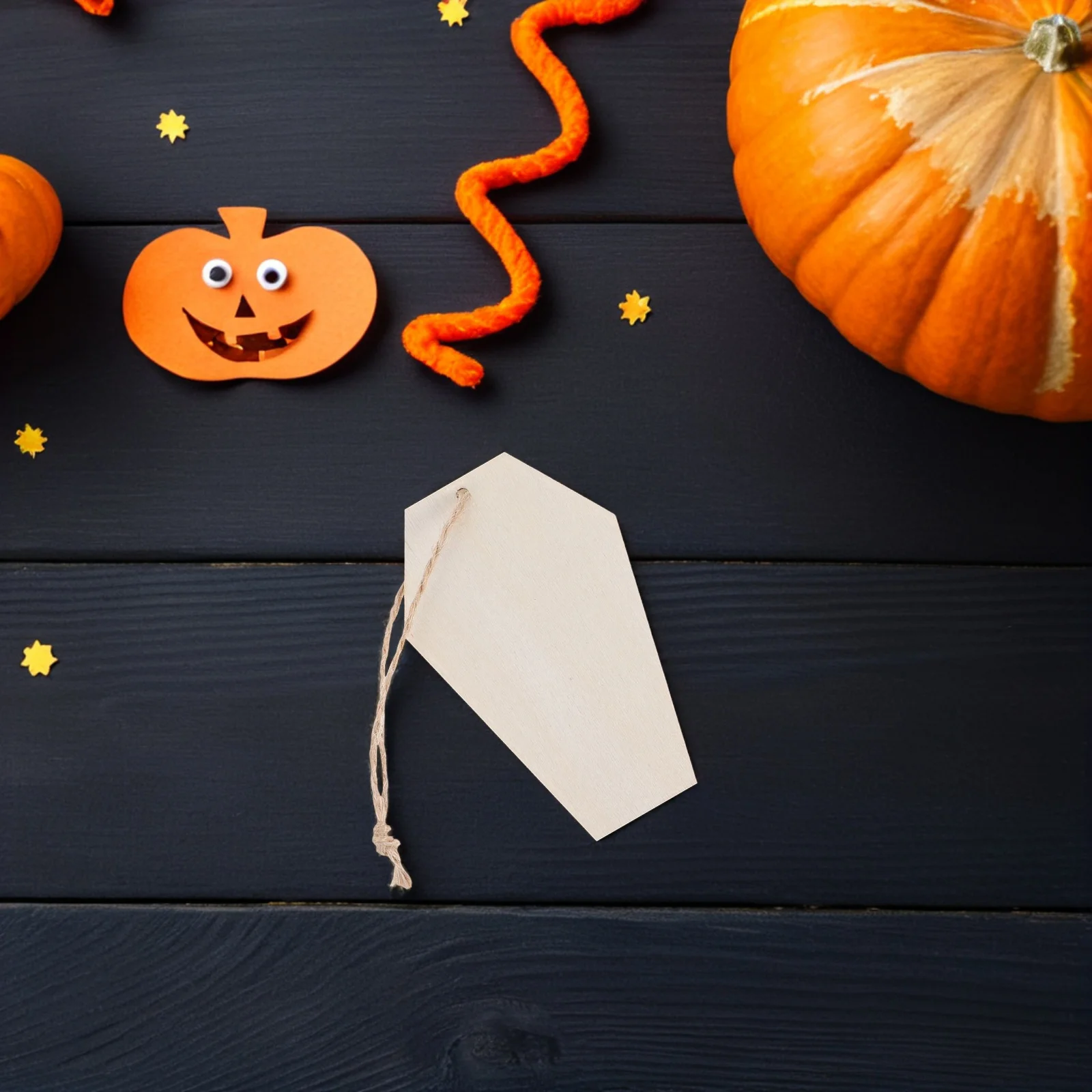 

30Pcs Halloween Blank Wooden Slices Tombstone Shape Smooth Surface Lightweight Craft Wood Cutouts for DIY Painting Drawing