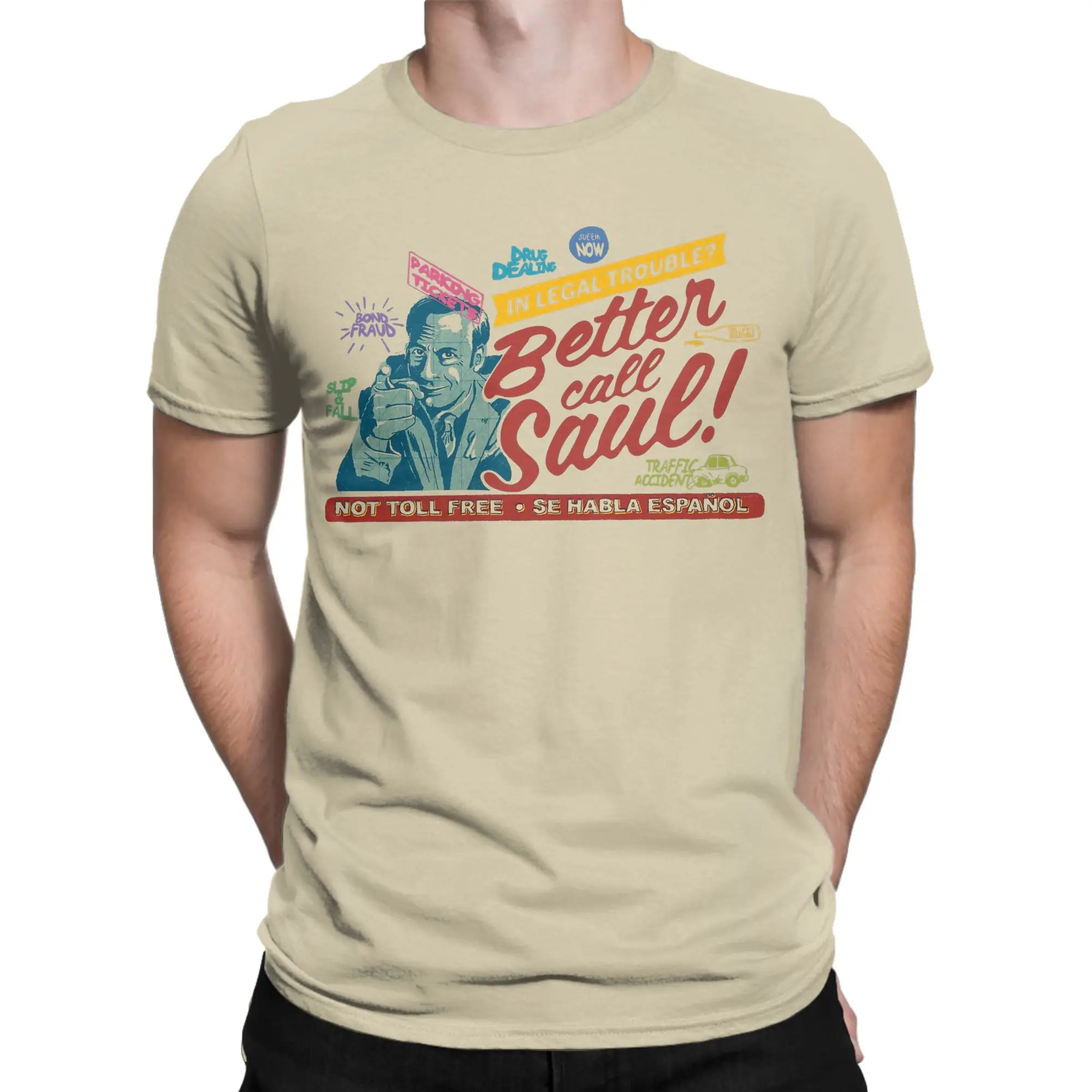 T-shirt pour homme « Avocat : Appel à Saul » en coton, nouveauté, manches courtes, col rond, nouvelle arrivée