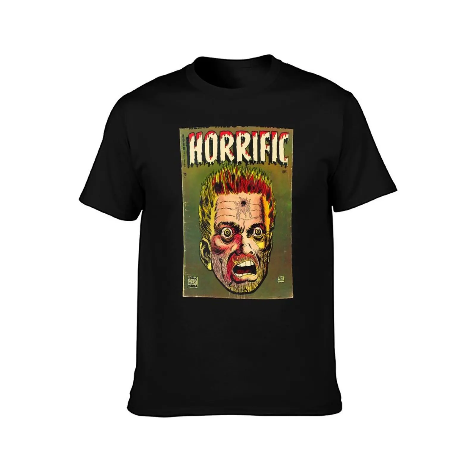 Weird Tales gothic, skull skeleton ,horror ,creepy ,devil,Vintage Magazine Art T-Shirt