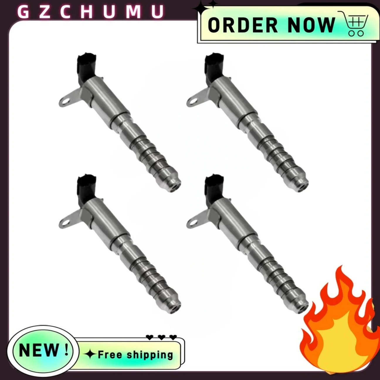 

4PCS VVT Engine Variable Timing Solenoid For Cadillac Buick Chevy GMC 12626012