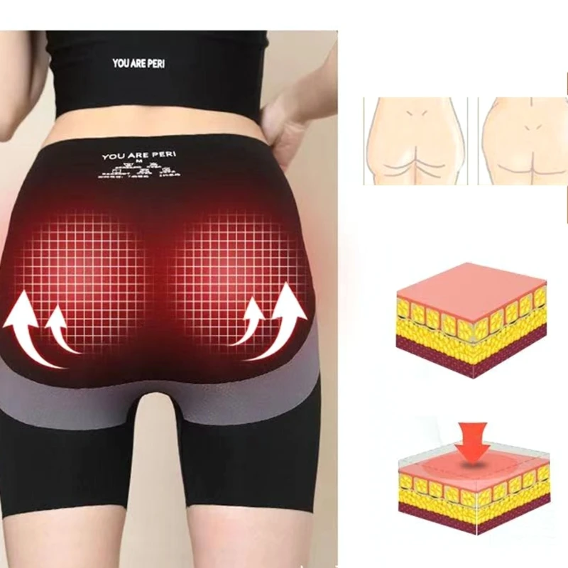 Womens Abdomen Hip Lifting Pants Suspensions Pants Belly Shaping Pants Slimming Underwear Tummy Control Pants Shapewear M6CD