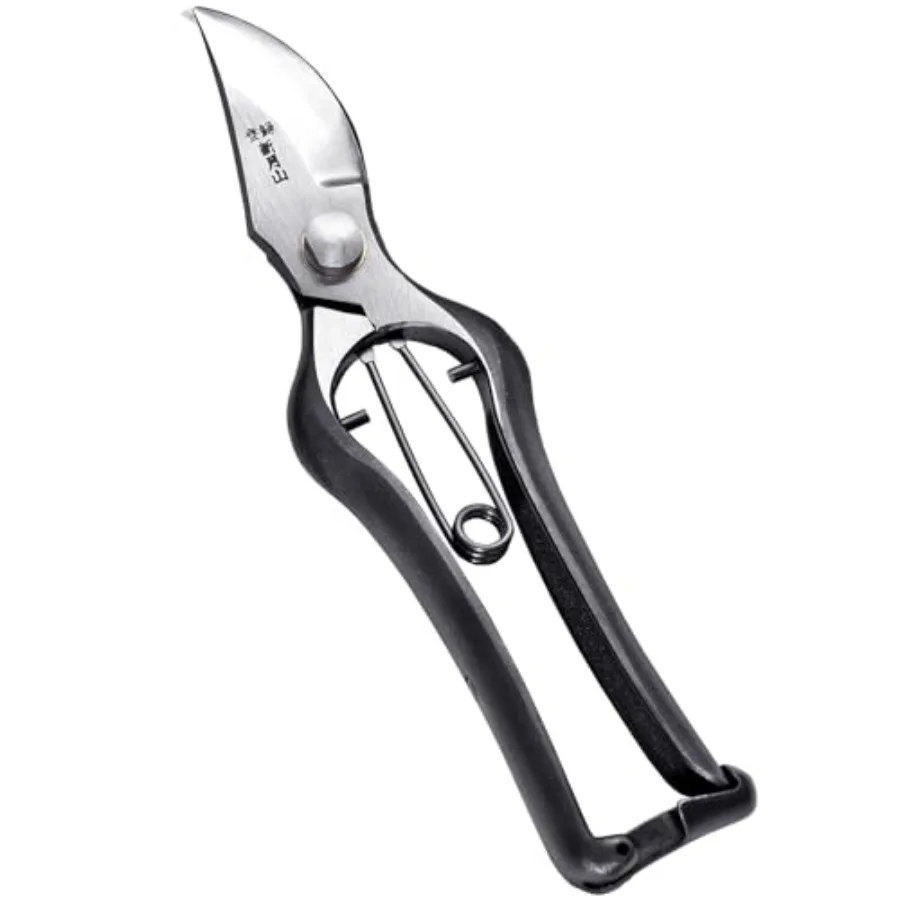 

Japanese Pruning Shears for Gardening 8 Professional Heavy Duty Bypass Pruners Hand Forged Japanese Carbon Steel Blade Spring L